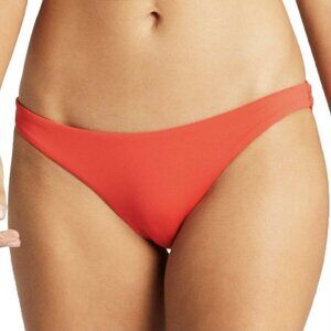 NEW Vitamin A Luciana Bikini Bottom Red Hipster 14